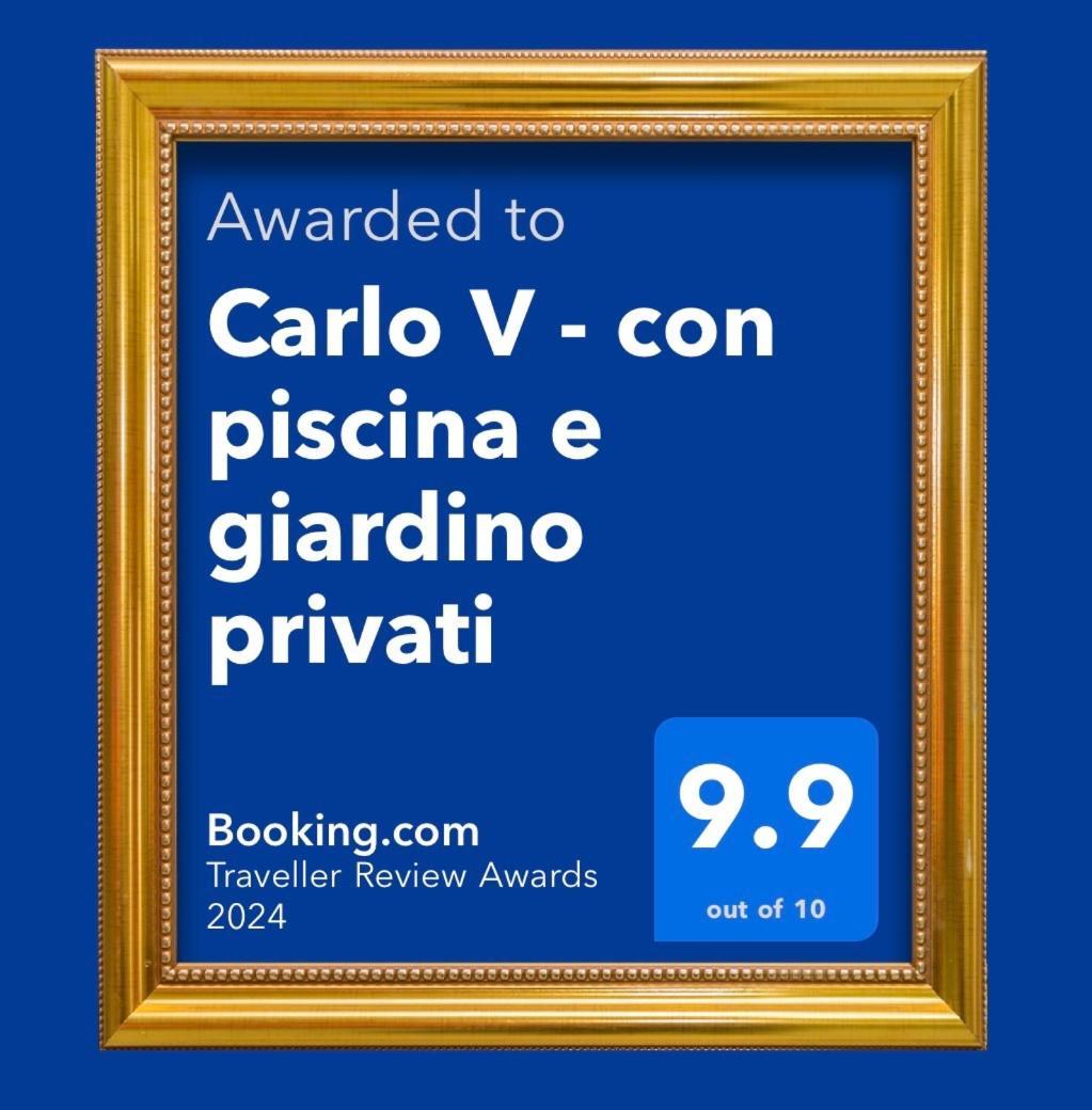 Carlo V - Con Piscina E Giardino Privati Leilighet Lecce Eksteriør bilde